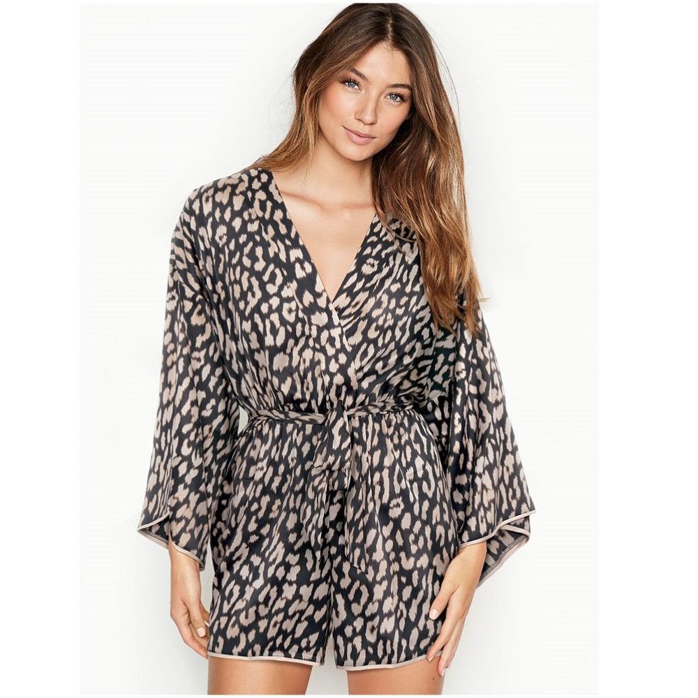Victoria's Secret Satin Wrap Romper XS, New